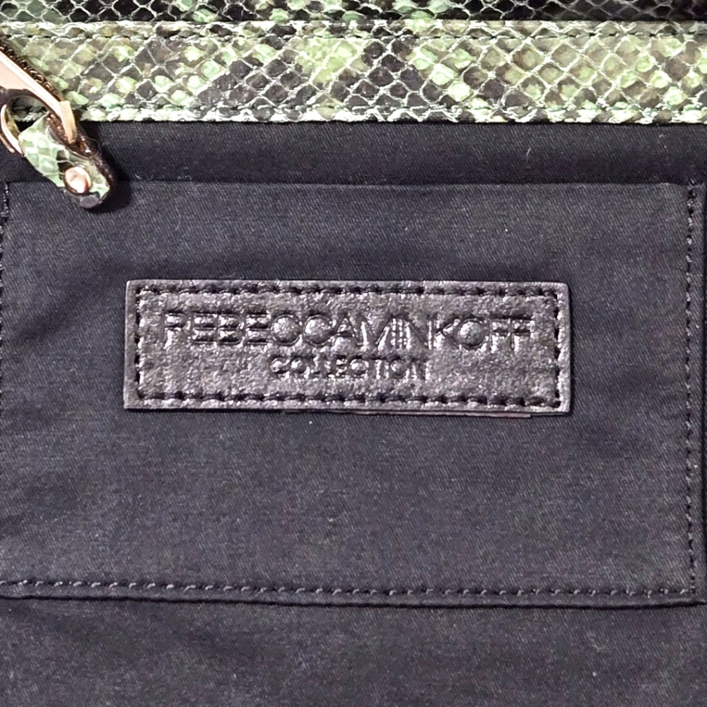 EUC Rebecca Minkoff Collection Limited Edition Cali Green Python - Picture 13 of 15